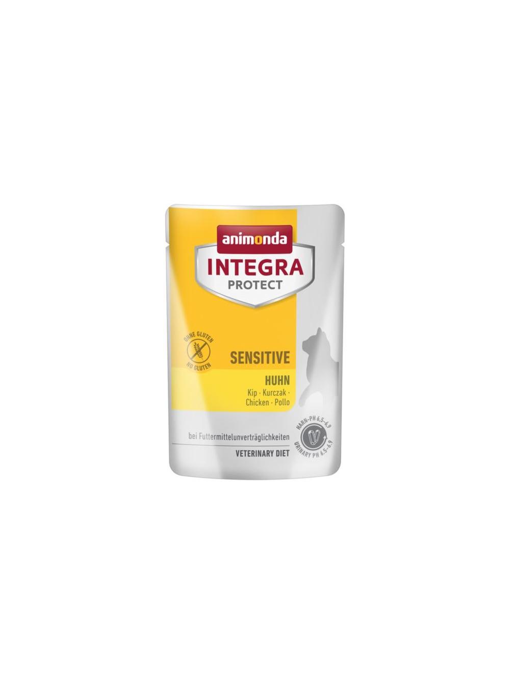 Animonda Integra Protect SENSITIVE kurczak 85g 3+1 GRATIS