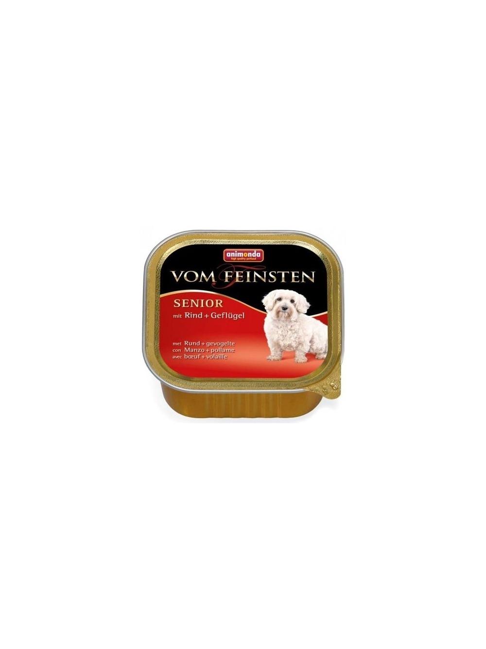 ANIMONDA Dog Vom Feinsten Senior smak: wołowina z kurczakiem 150g