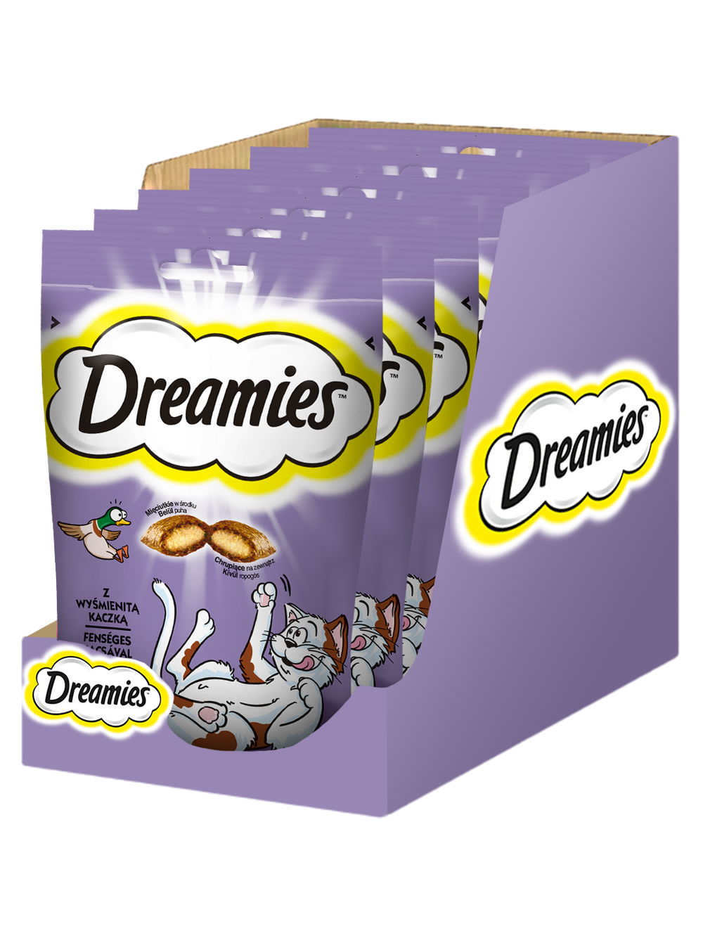 DREAMIES 60g - przysmak dla kota z wyśmienitą kaczką