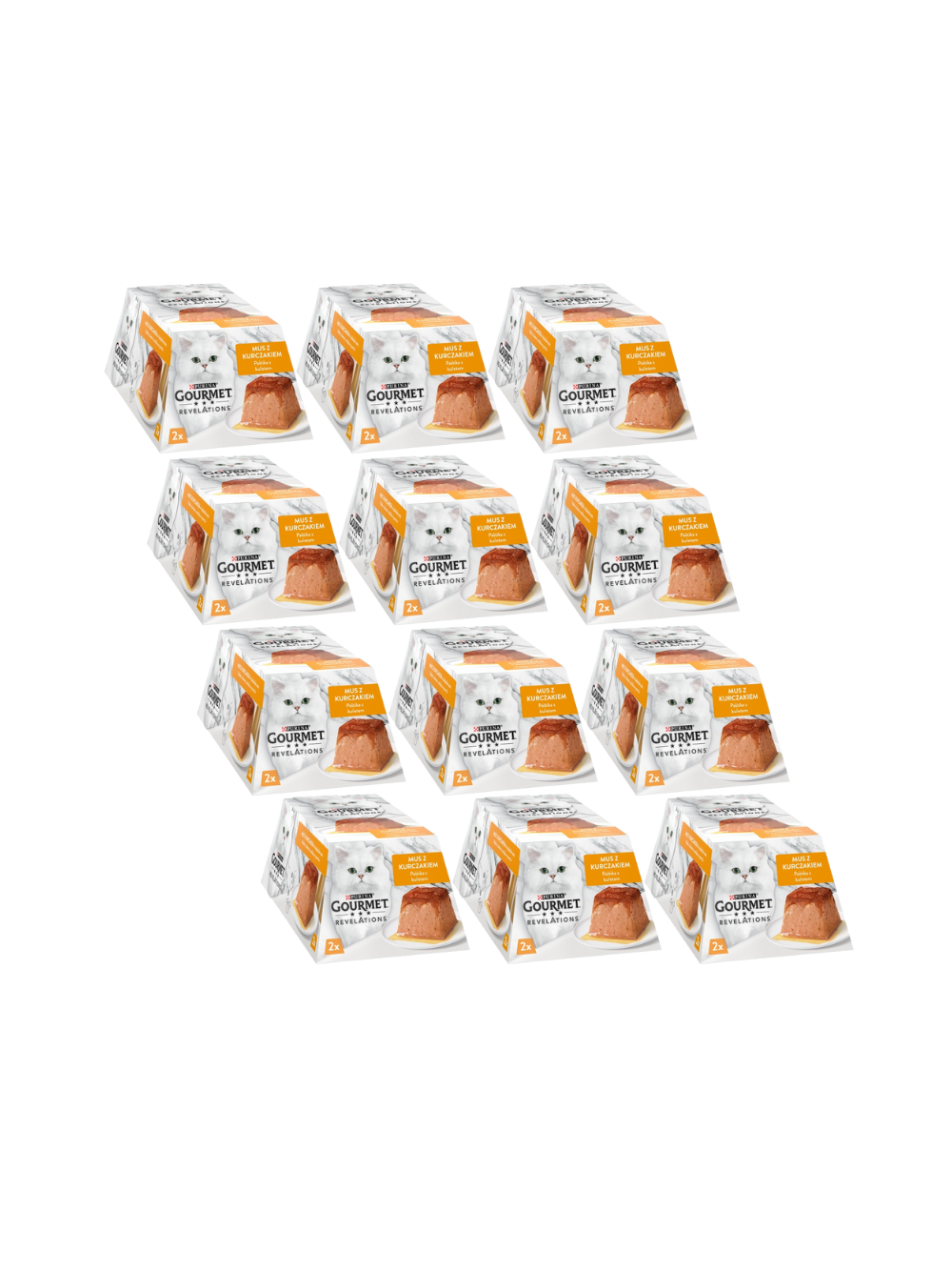 GOURMET Revelations Mus z Kurczakiem w kaskadzie sosu 12x(2x57g)