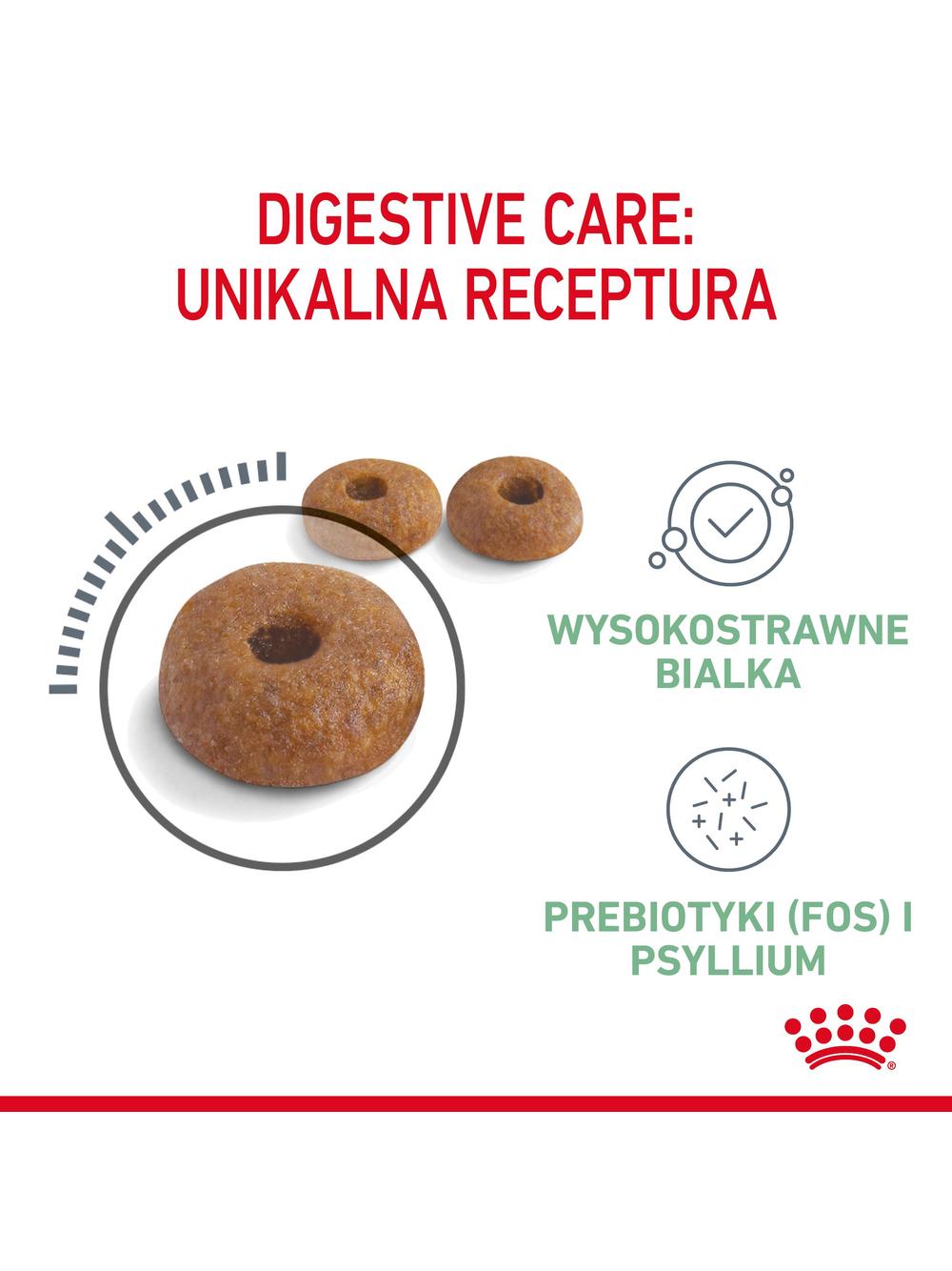 ROYAL CANIN®   Digestive Care 10 kg karma sucha dla kotów dorosłych wspierająca prawidłowe trawienie + Piłka dla kota GRATIS!
