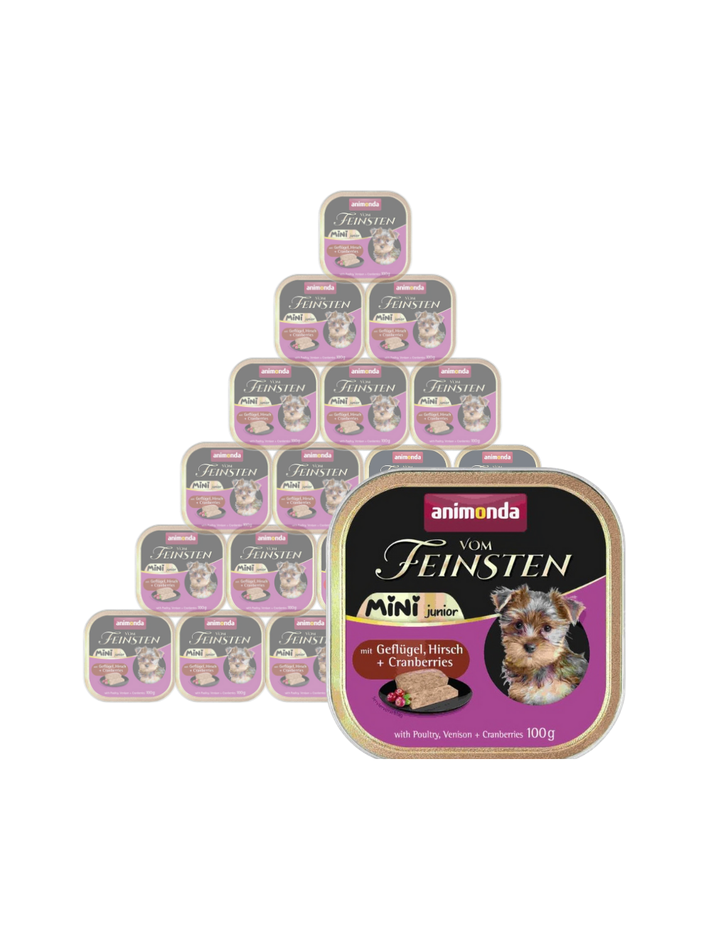 ANIMONDA Vom Feinsten mini junior drób/jeleń 32x100g