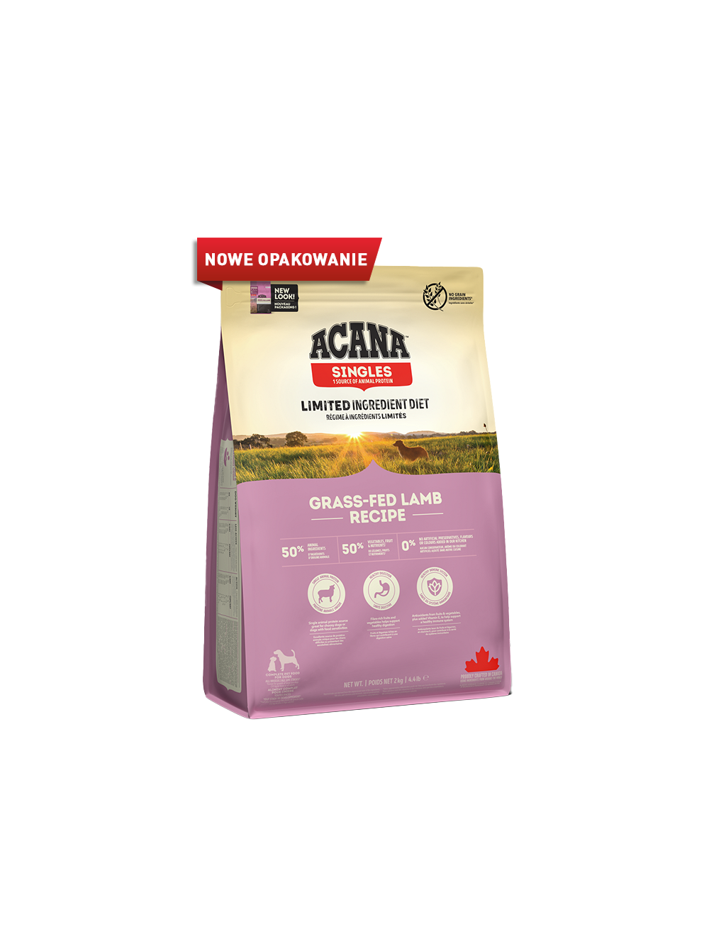 ACANA SINGLES Grass-Fed Lamb 2kg