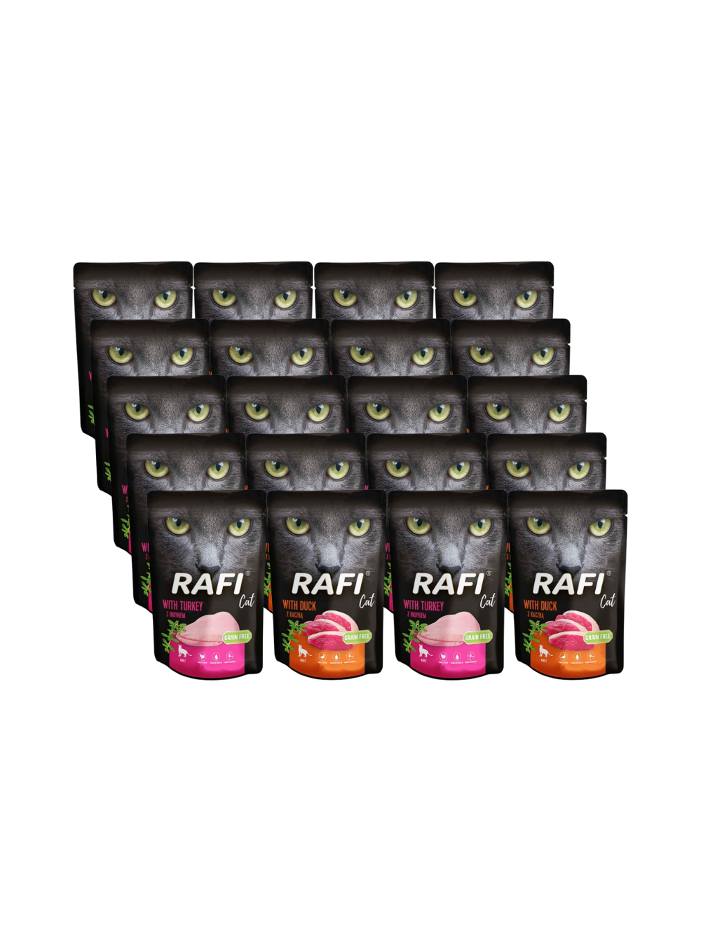 RAFI Cat Adult Mix Smaków 20x100g