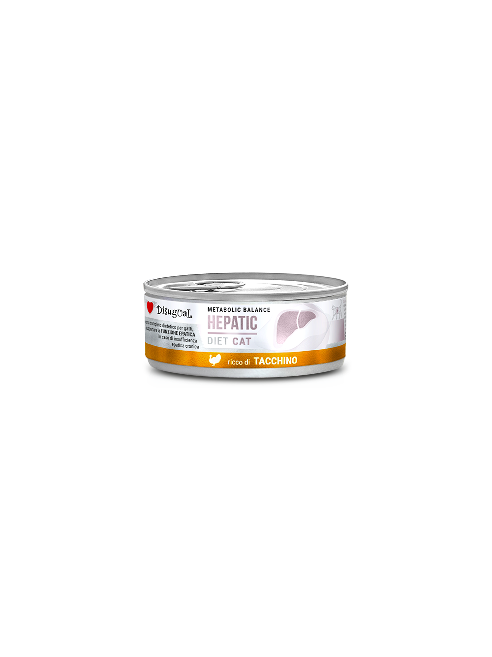 Disugual Karma mokra dla kota Weterynaryjna HEPATIC Indyk (dorosły) 12x85g