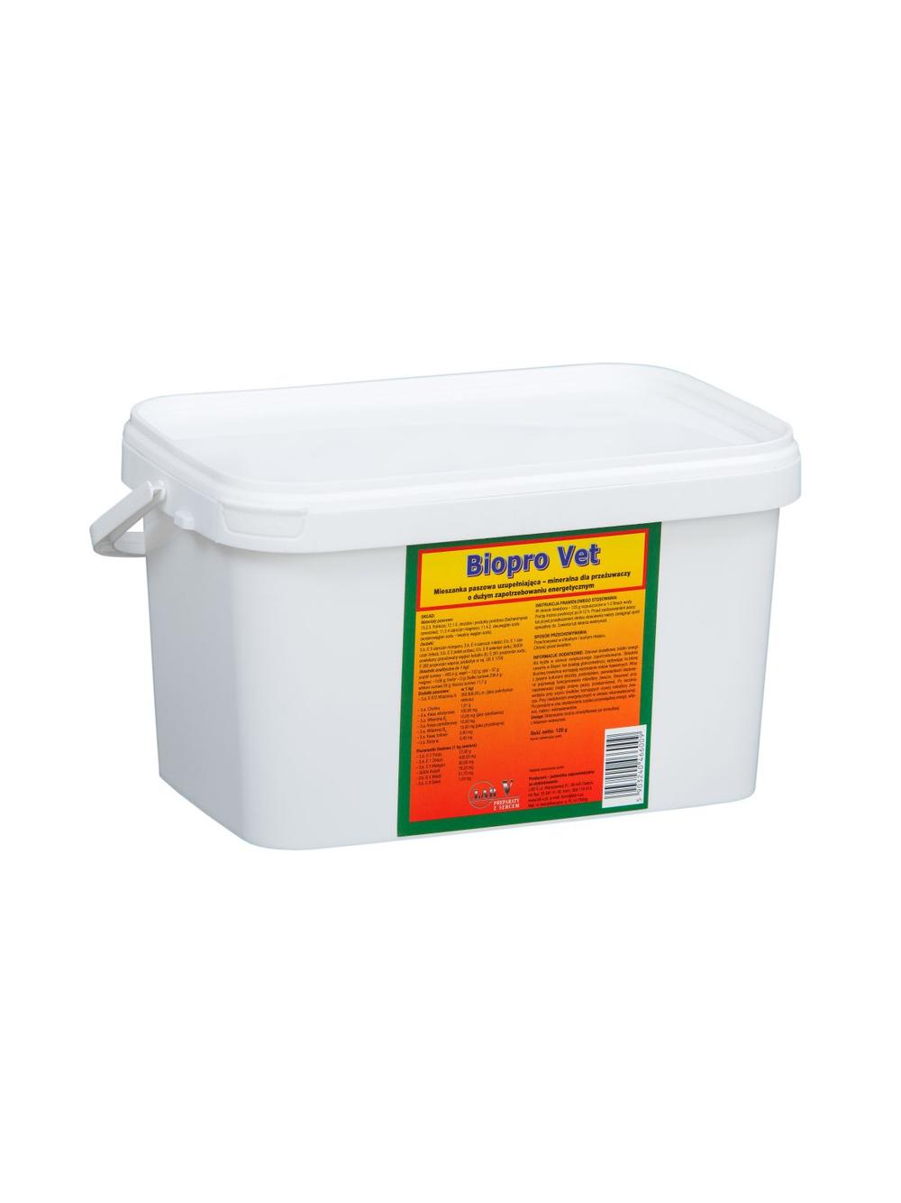 Lab-v Biopro Vet - Mieszanka Paszowa Uzupełniająca Mineralna Dla Przeżuwaczy O Dużym Zapotrzebowaniu Energetycznym 1,2kg