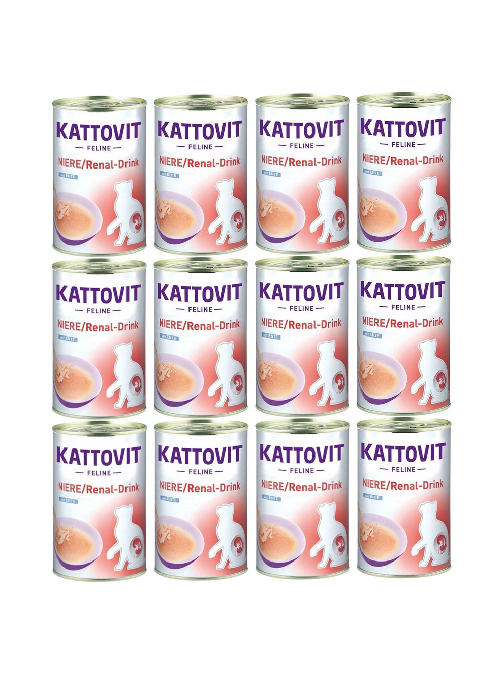 Kattovit Drink Niere/Renal kaczka 12x135ml puszka
