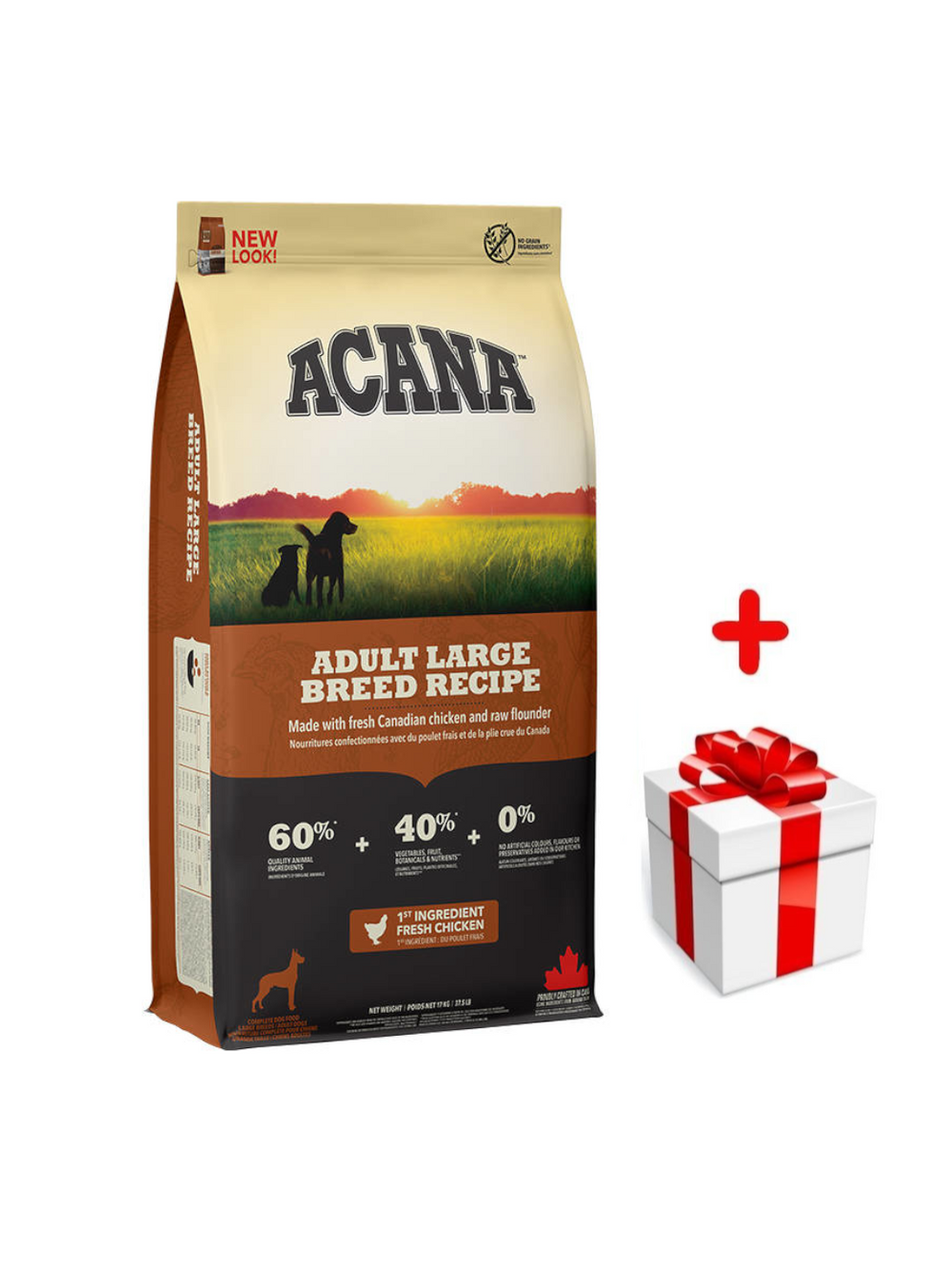 ACANA  Adult Large Breed 17kg + niespodzianka dla psa GRATIS!