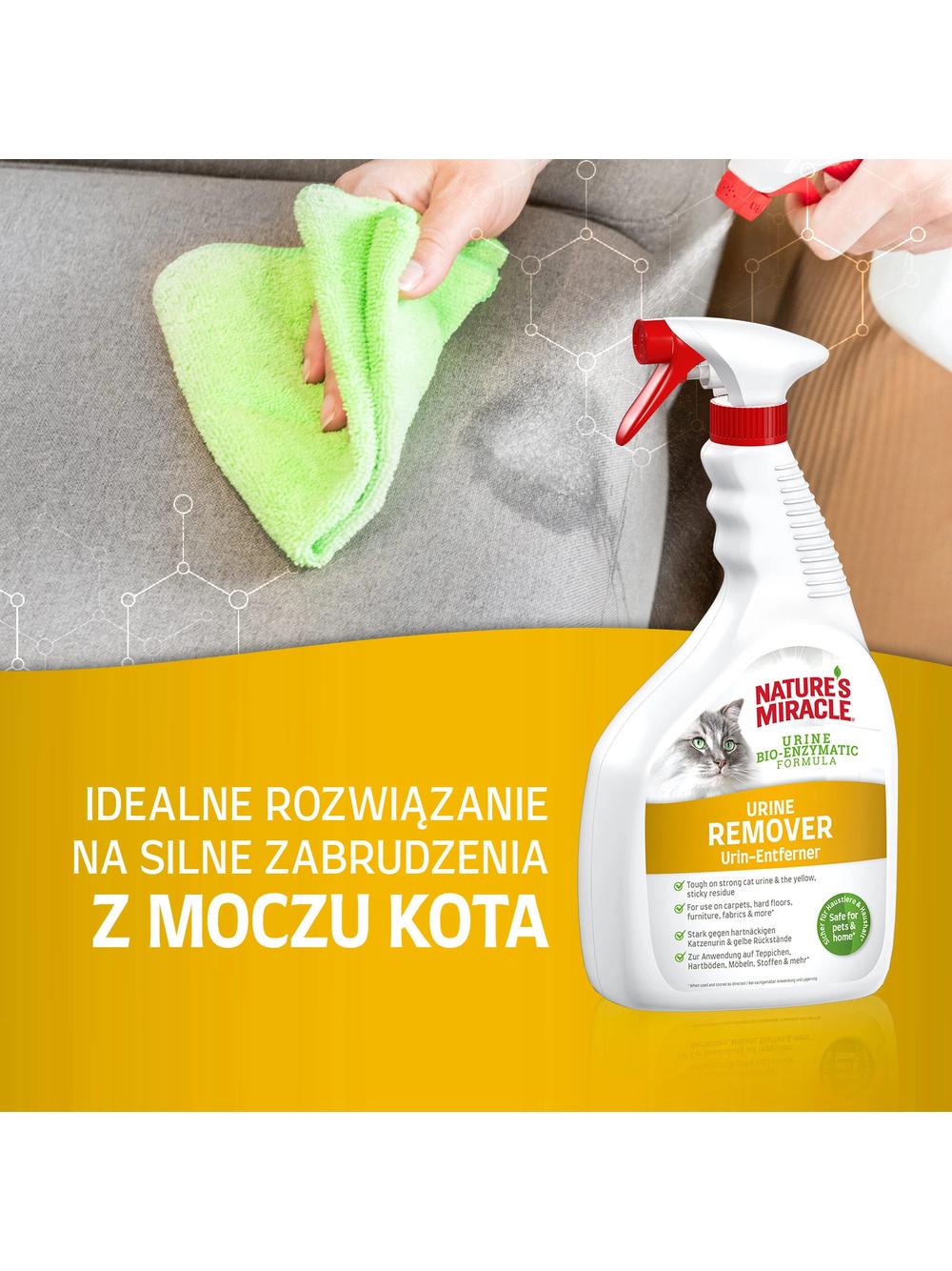 Nature's Miracle URINE Stain&Odour REMOVER CAT 946ml