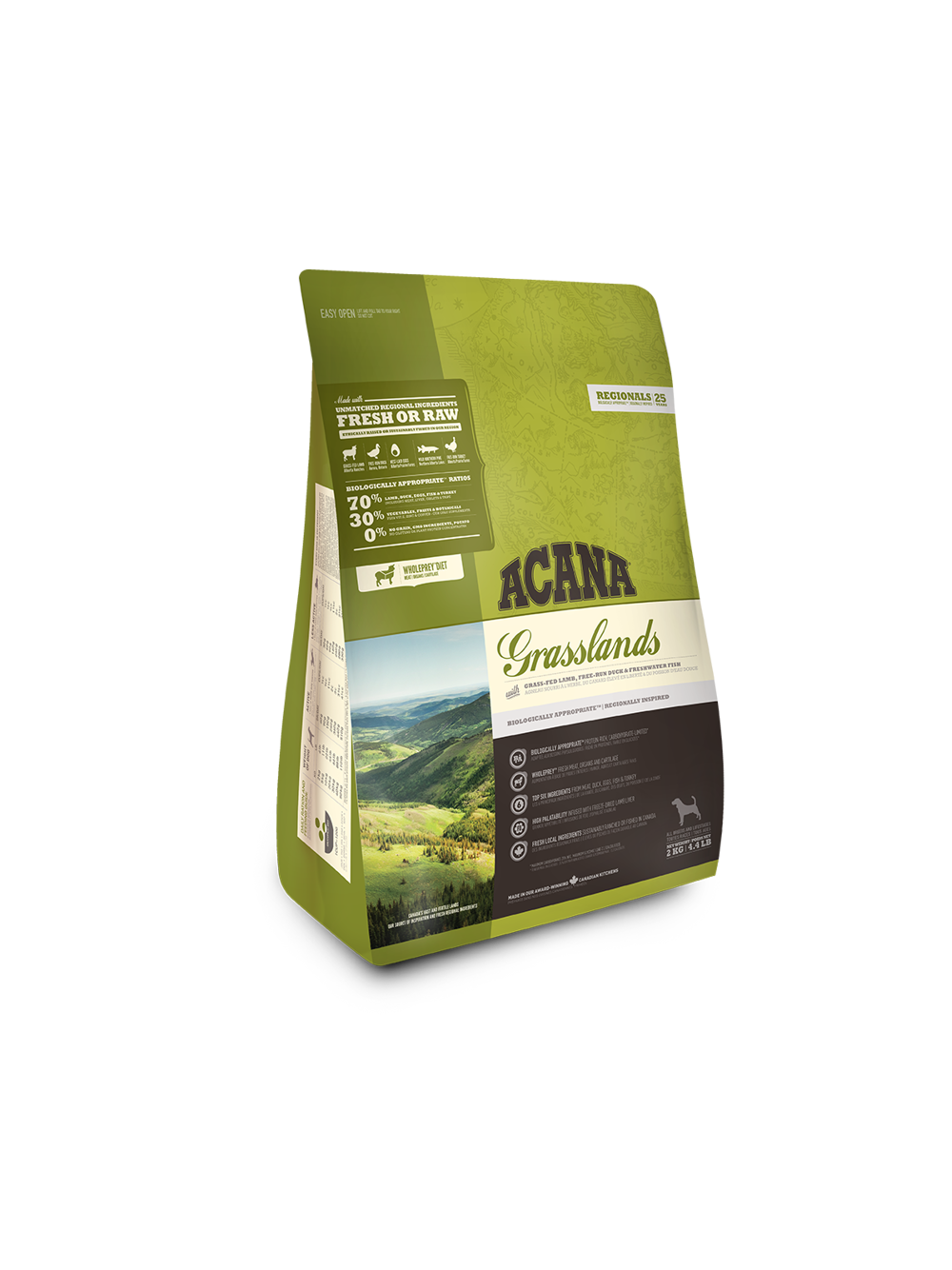ACANA Grasslands Dog 2kg + niespodzianka dla psa GRATIS!