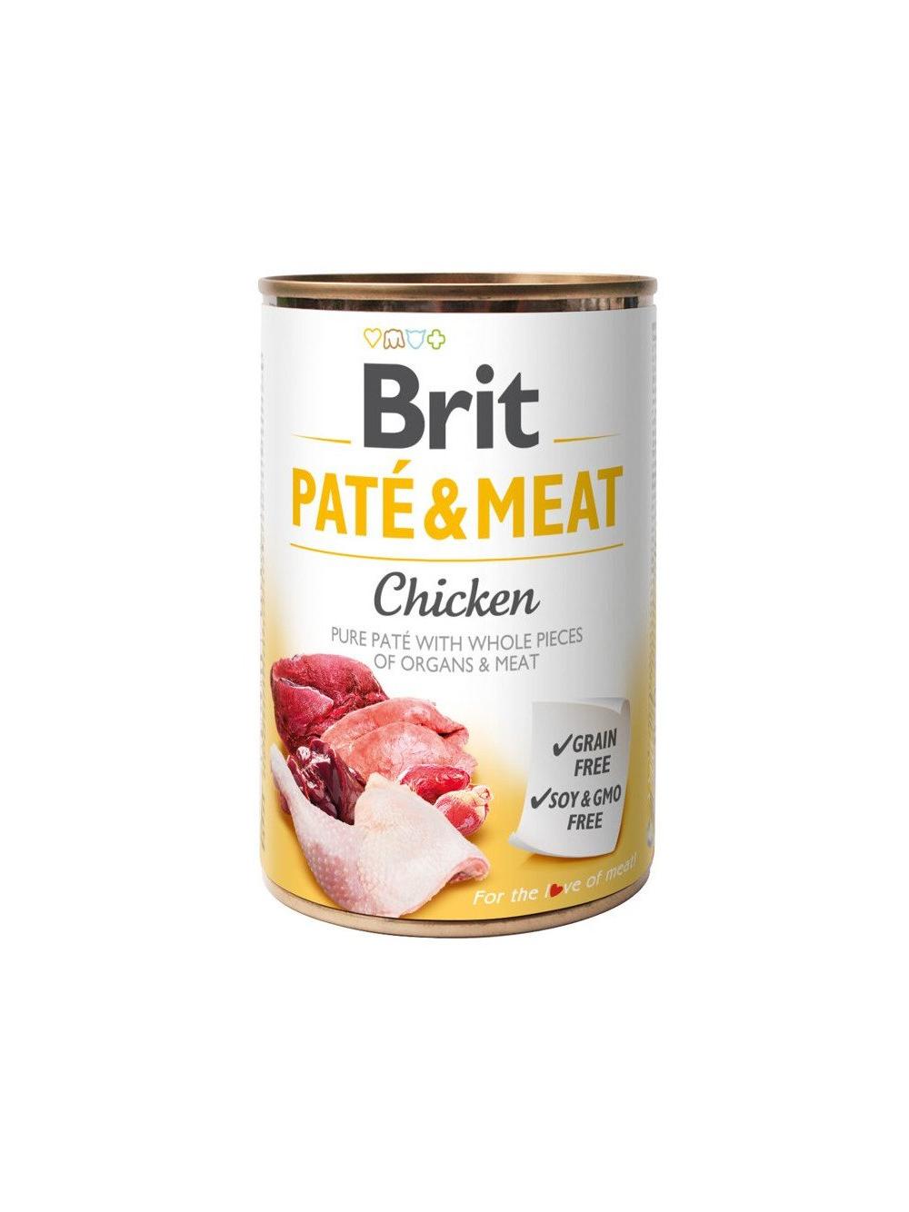 BRIT PATE & MEAT CHICKEN 6x400g