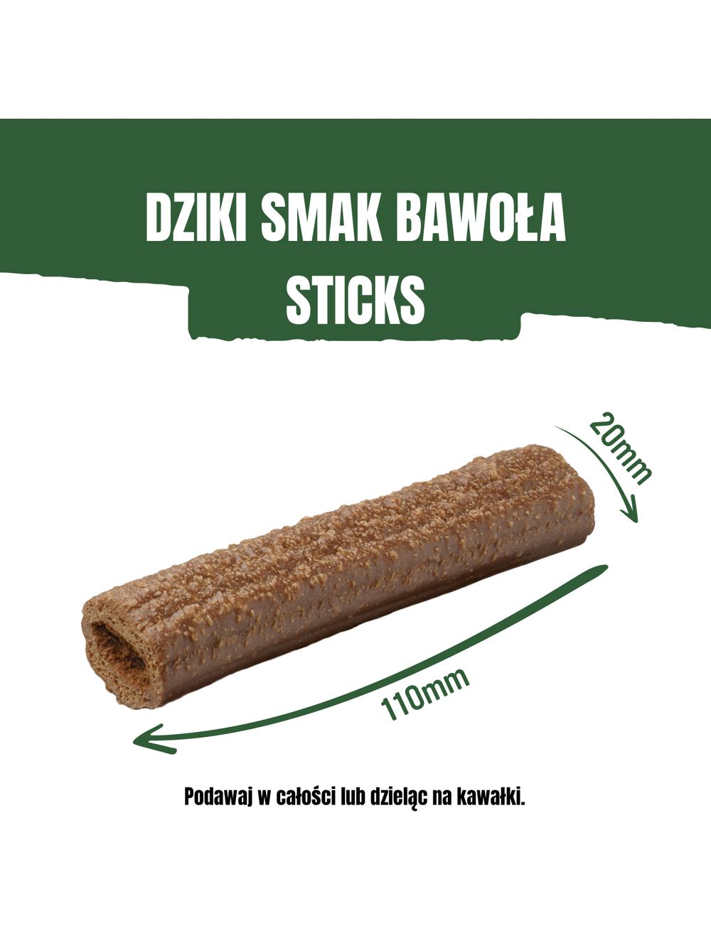 ADVENTUROS Sticks Bogate w bawoła 120g