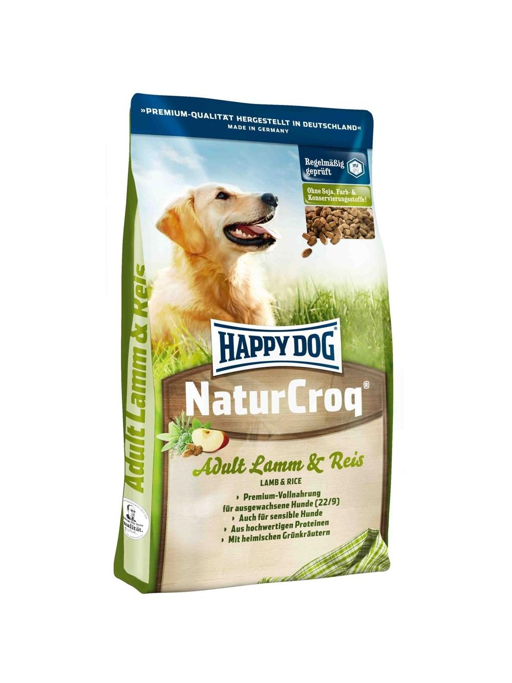 Happy Dog NaturCroq Jagnięcina i ryż 15kg + niespodzianka dla psa GRATIS!