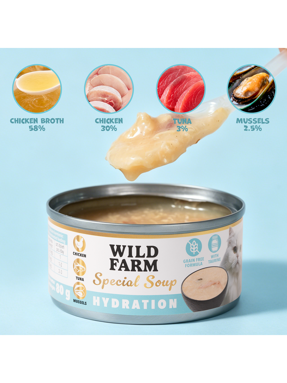 WILD FARM Special Soup 80g Hydration – aromatyczna zupka - wsparcie prawidłowego nawodnienia