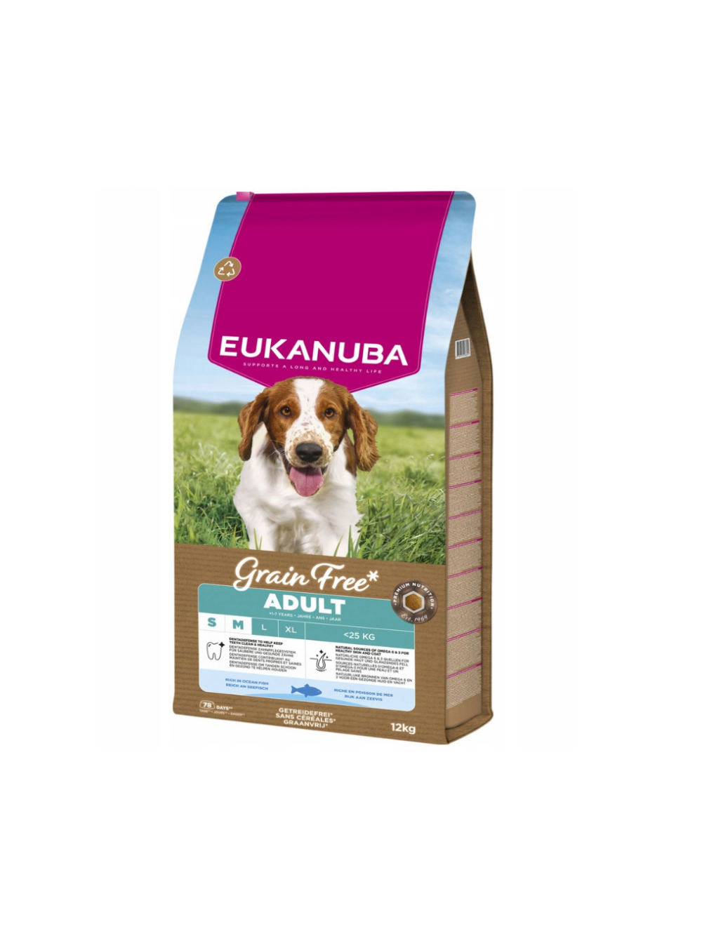 EUKANUBA Adult Small&Medium Grain Free 12kg