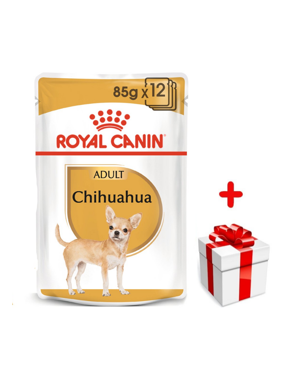 ROYAL CANIN Chihuahua Adult 12x85g karma mokra - pasztet, dla psów dorosłych rasy  + niespodzianka dla psa GRATIS