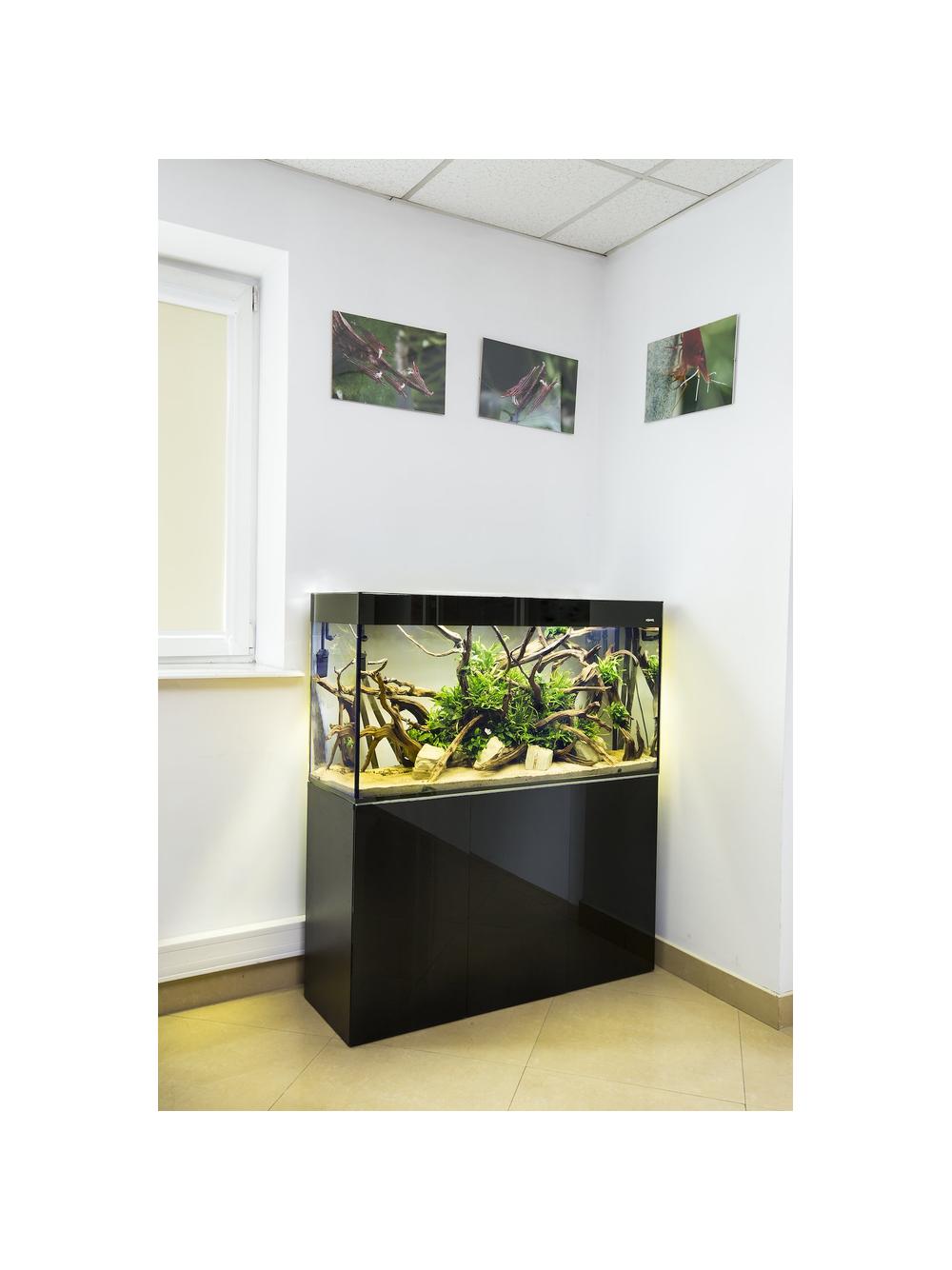 AQUAEL ZESTAW GLOSSY 100 D&N CZARNY + SZAFKA