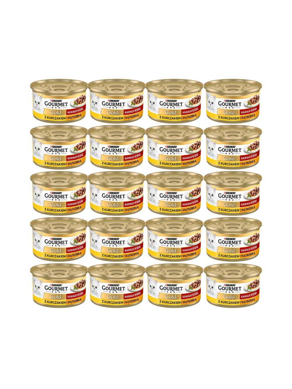 Purina Gourmet Gold kurczak/ wątróbka w sosie 72x85g