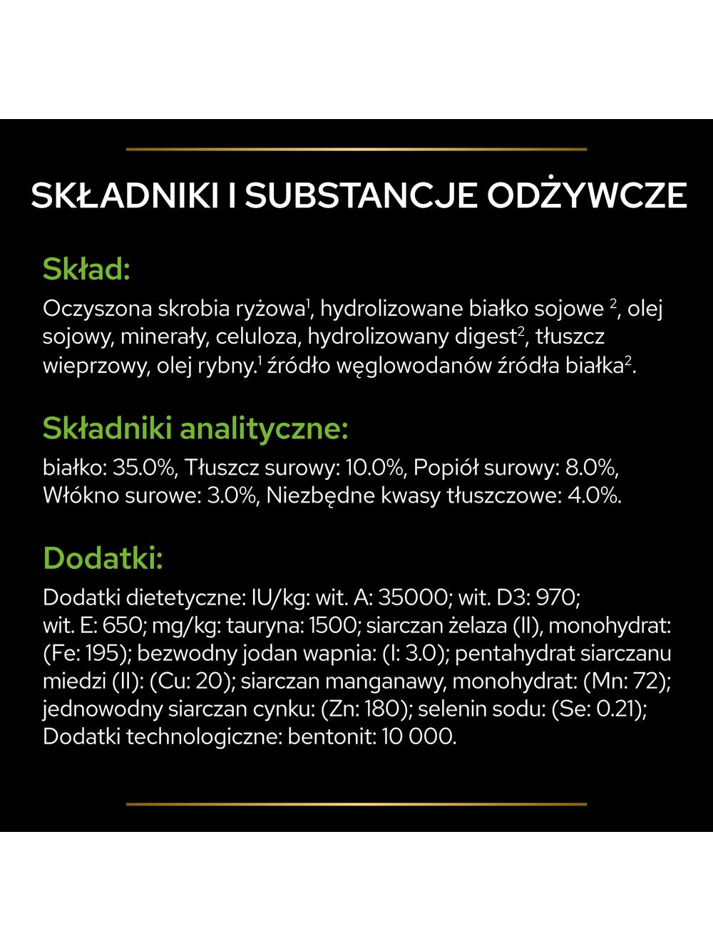 PRO PLAN Veterinary Diets HA St/Ox Hypoallergenic Karma sucha dla kota 1,3kg