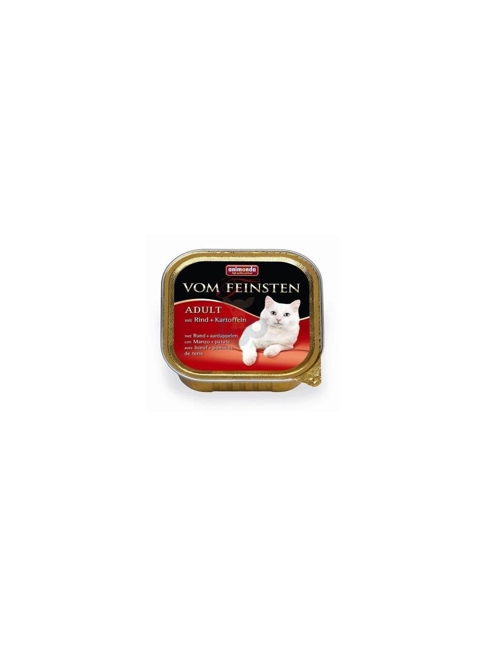 ANIMONDA Vom Feinsten Adult Cat smak: z wołowina i ziemniakami 6 x 100g