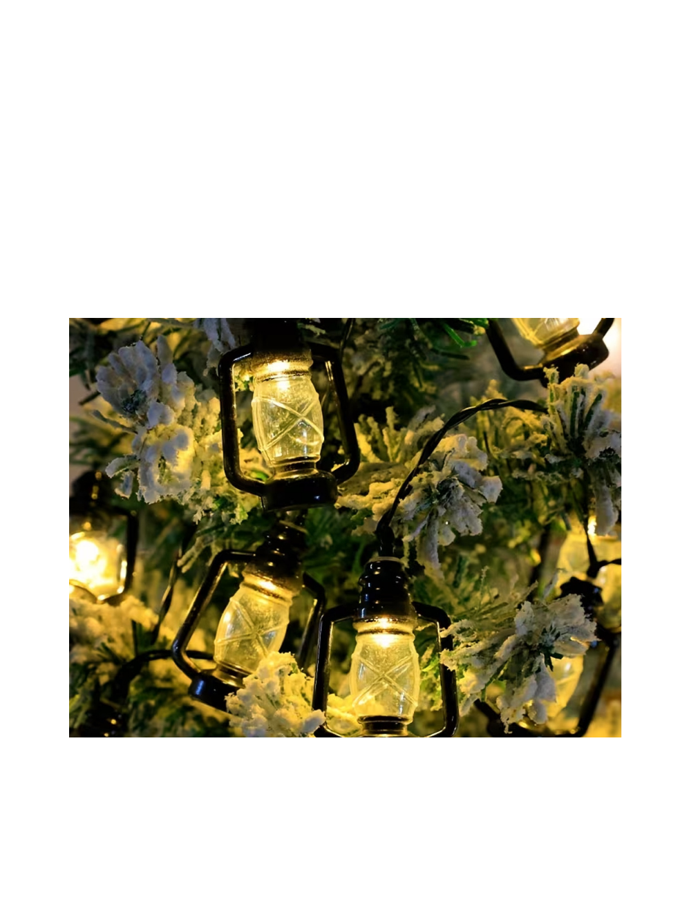 Girlanda ogrodowa solarna - 30 lampionów led