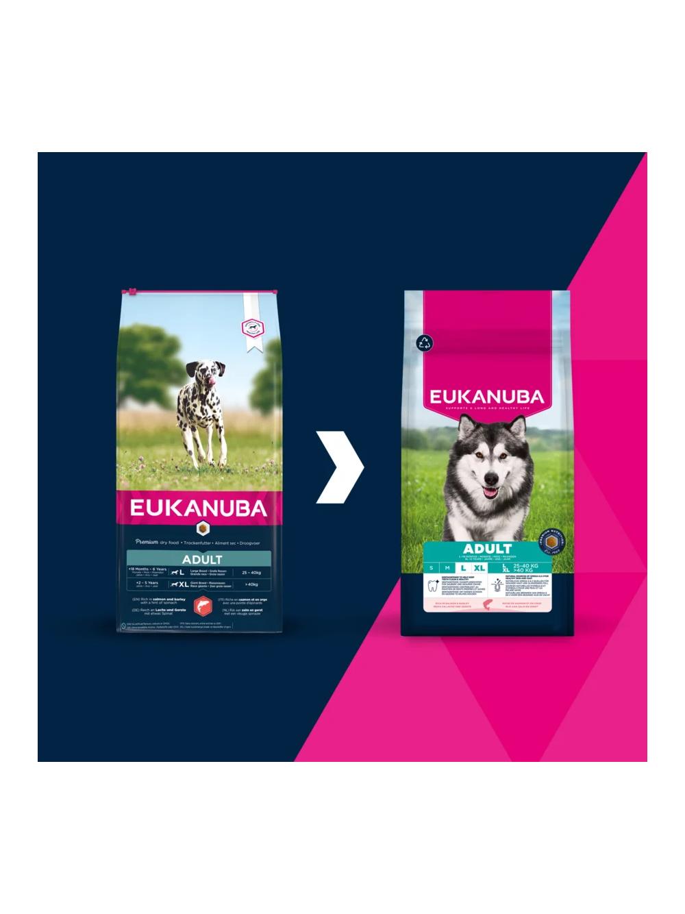 Eukanuba Adult Large Salmon&Barley 12kg