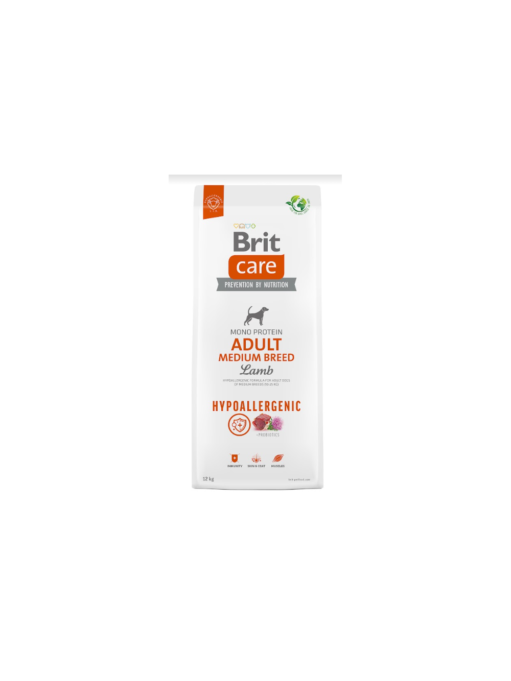 BRIT CARE Dog Hypoallergenic Adult Medium Breed Lamb 12kg + niespodzianka dla psa GRATIS!