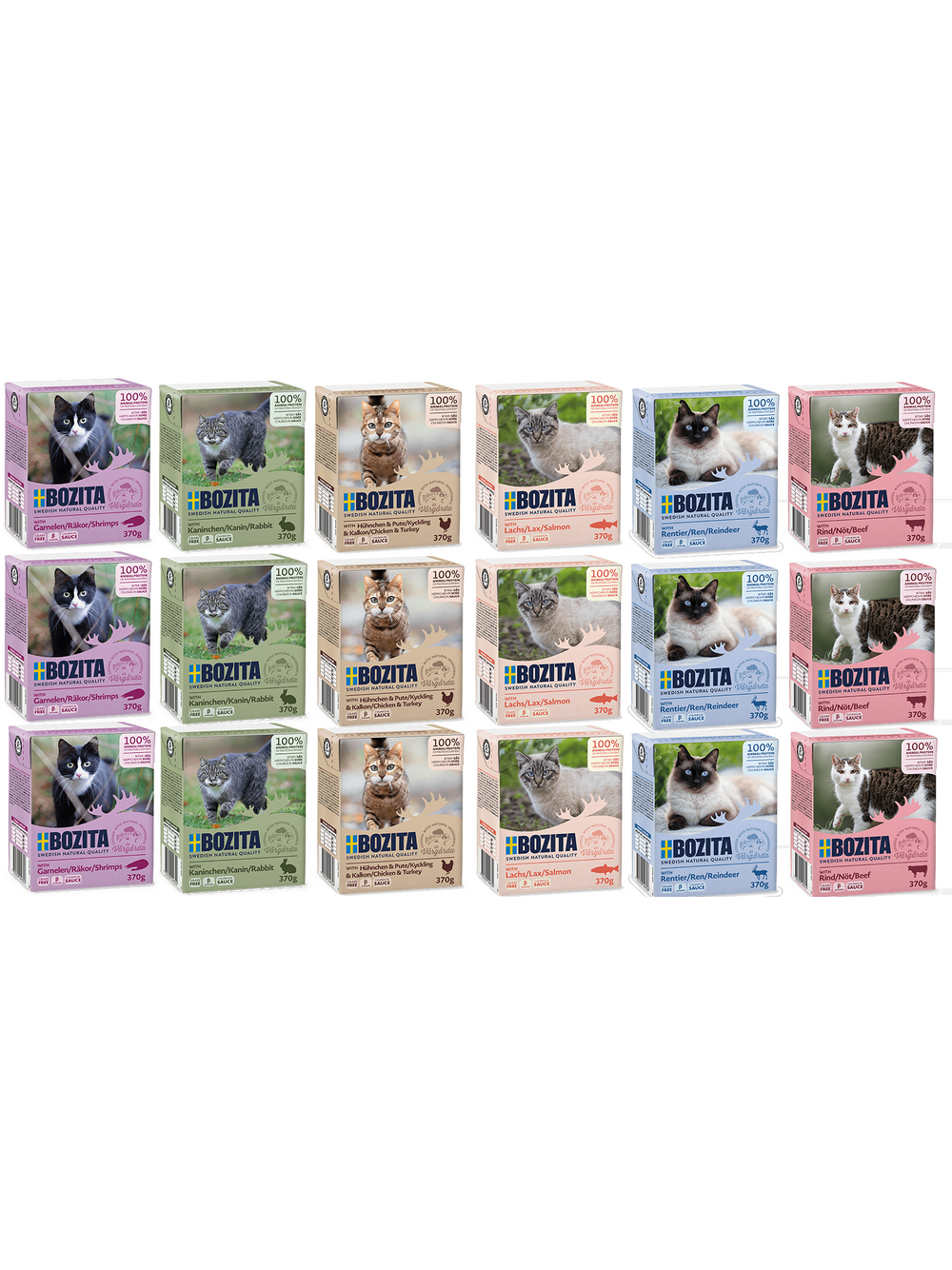 BOZITA Cat Pakiet MIX W Sosie 18 x 370g