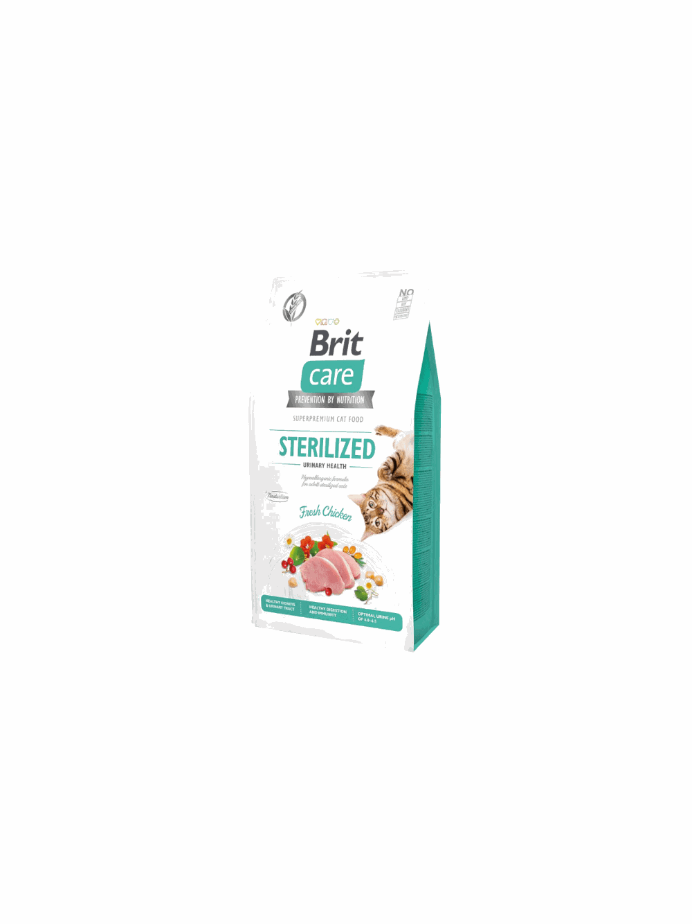 BRIT Care Cat  Grain-Free Sterilised Urinary Health 2kg + niespodzianka dla kota GRATIS!