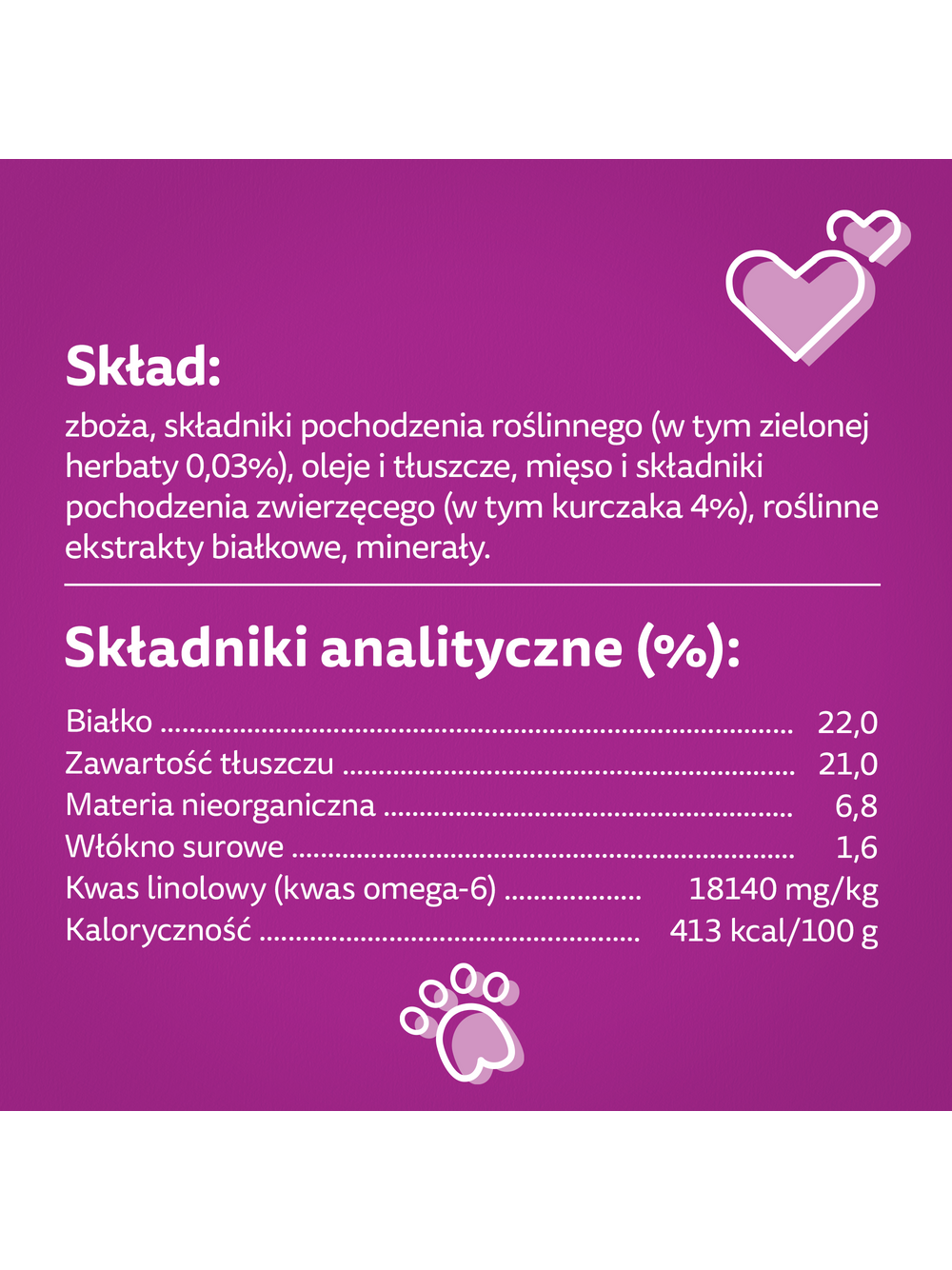 WHISKAS Zdrowy Blask 8x45g - przysmak dla kota, z kurczakiem