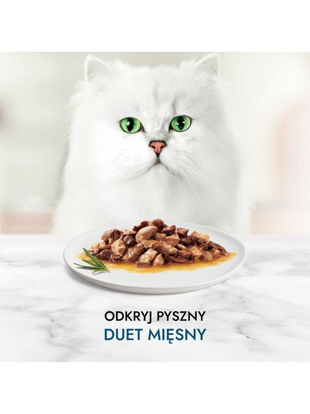 GOURMET Perle karma dla dorosłych kotów Mięsny Duet 4x85g