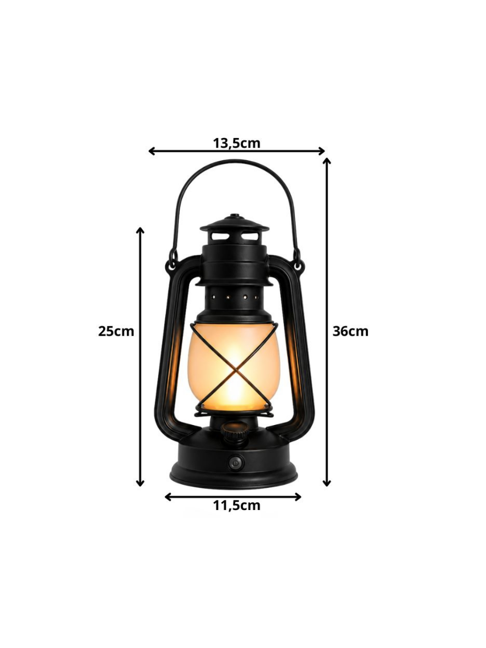 Lampion retro LED