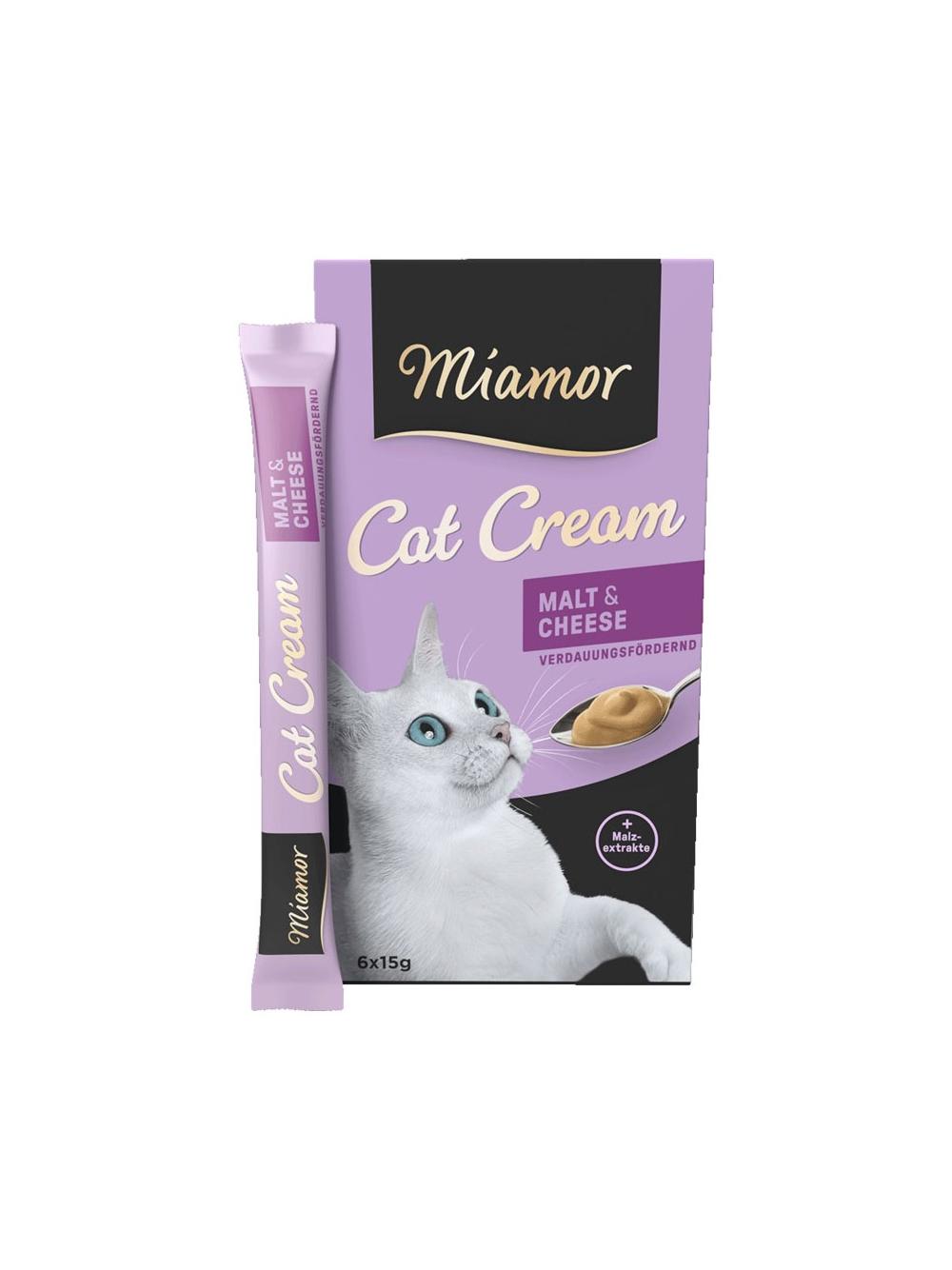 Miamor Pasta Malt Cream z serem 6x15g