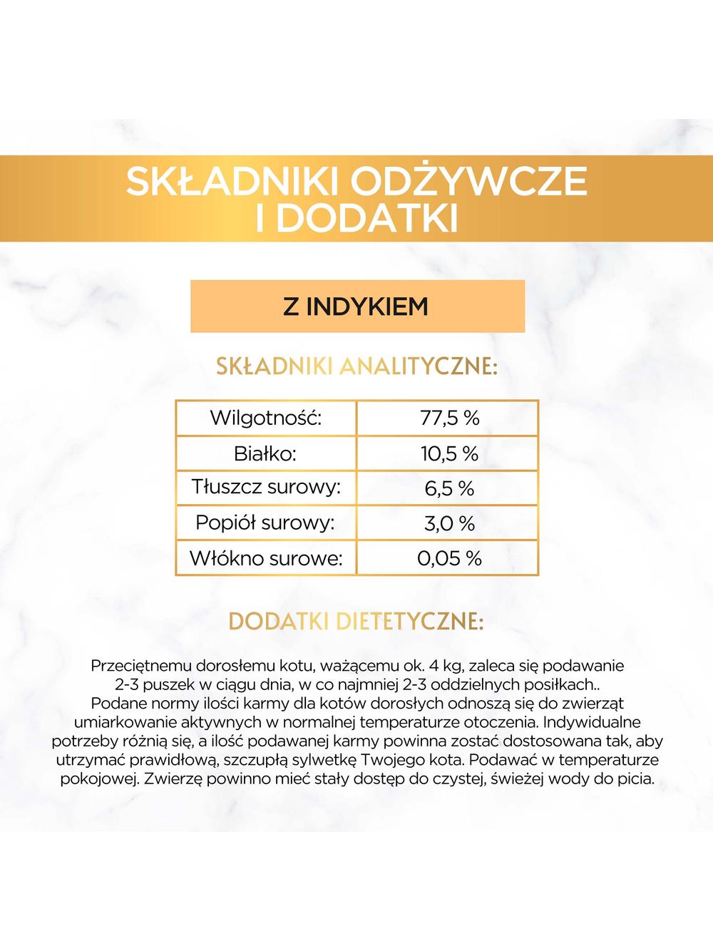 Purina Gourmet Gold mus z indykiem 72x85g