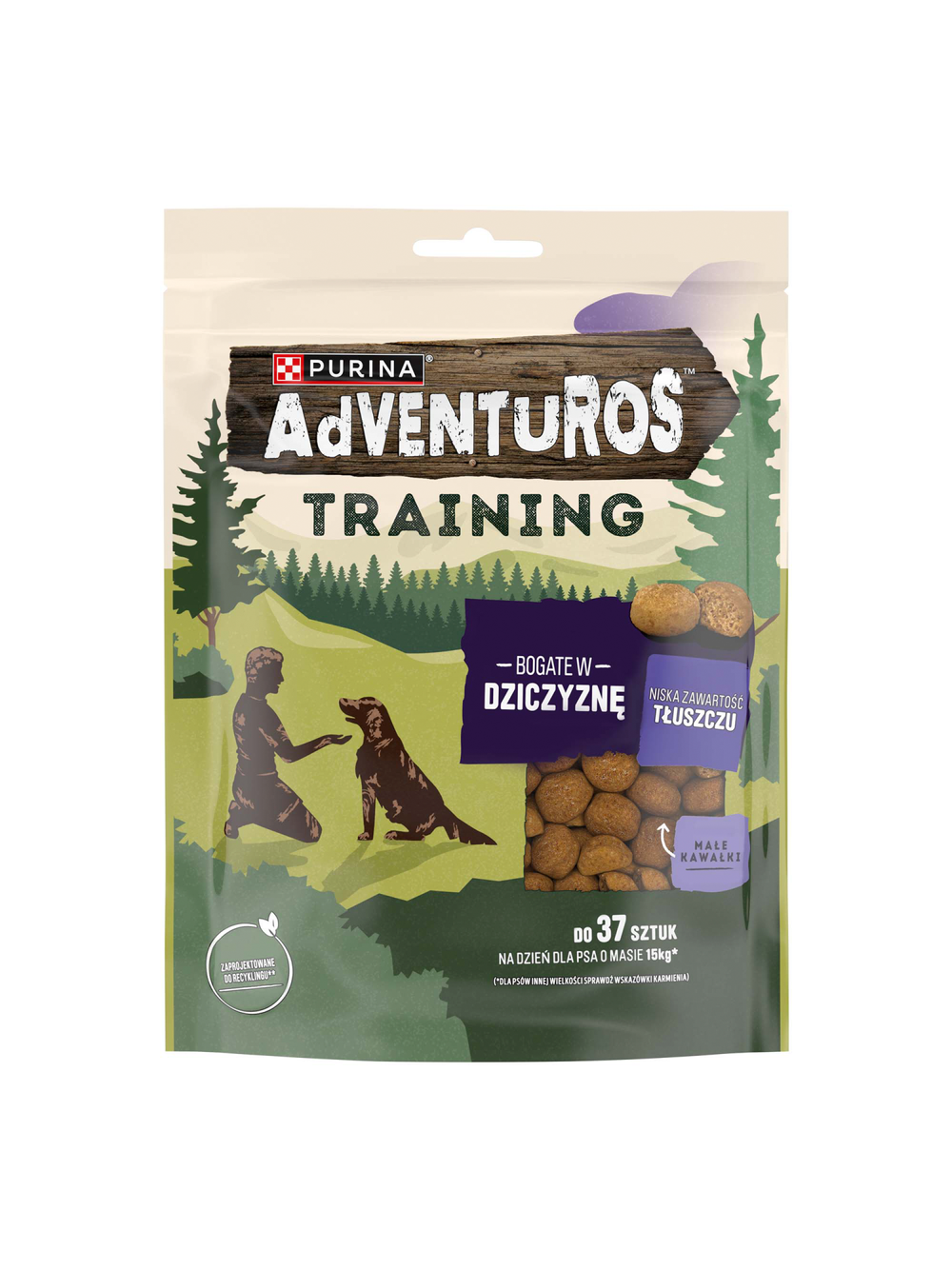ADVENTUROS Training Przysmaki dla psów Bogate w Dziczyznę 115g