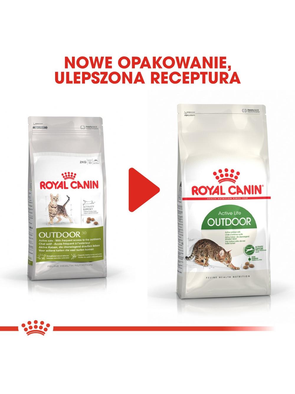 ROYAL CANIN  Outdoor 30 1,5kg karma sucha dla kotów dorosłych, wychodzących na zewnątrz  / Opakowanie uszkodzone (8900) !!!