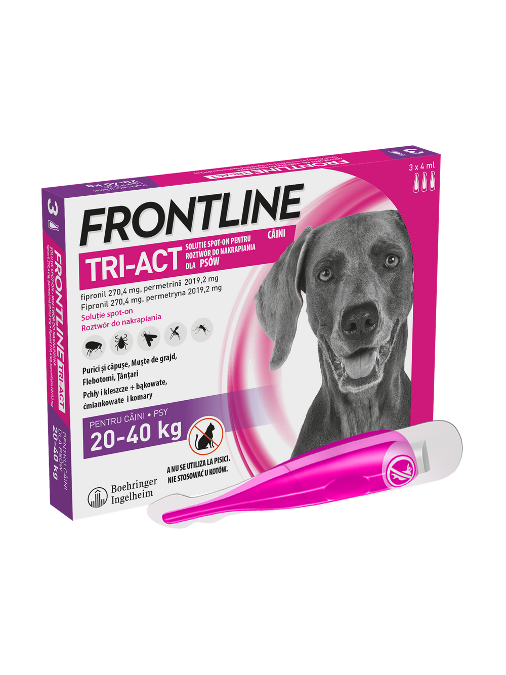 FRONTLINE Tri-Act L 20-40kg (pipeta 3 x 4ml)