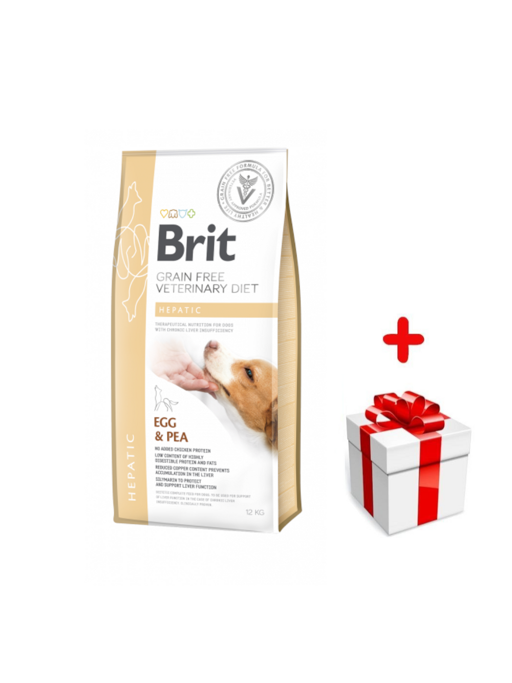 Brit gf veterinary diets dog Hepatic 12kg + niespodzianka dla psa GRATIS!
