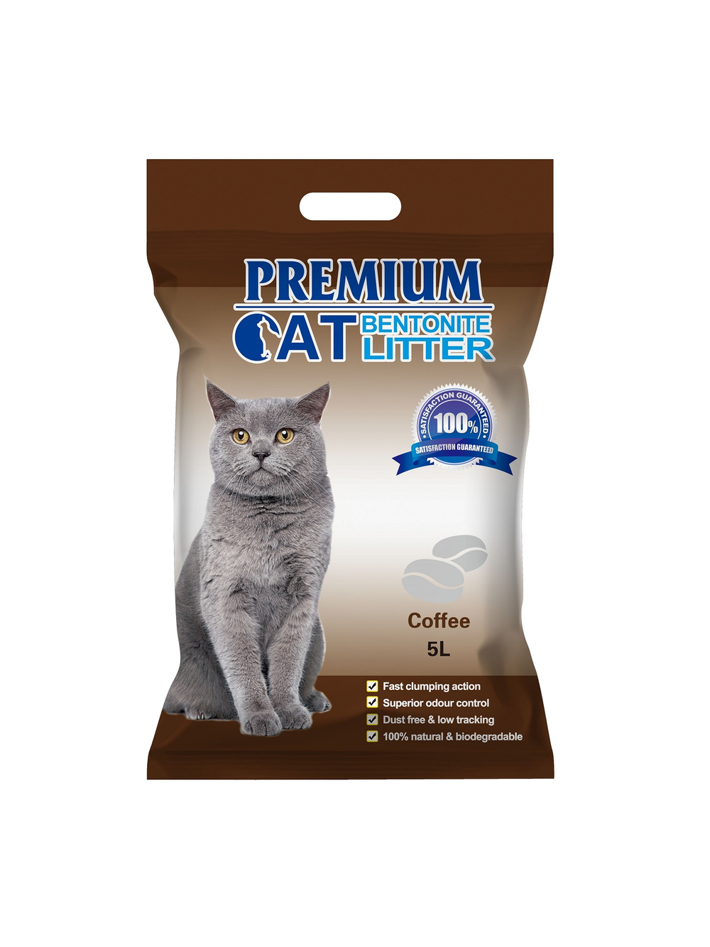 Premium Cat Żwirek Bentonitowy Zbrylający - Mix 2x5L