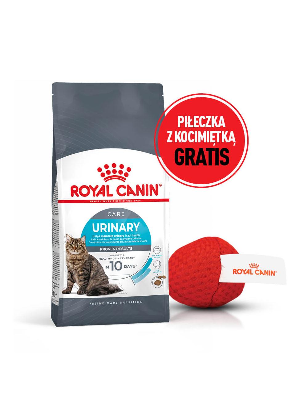 ROYAL CANIN  Urinary Care 10kg karma sucha dla kotów dorosłych, ochrona dolnych dróg moczowych + Piłka dla kota GRATIS!