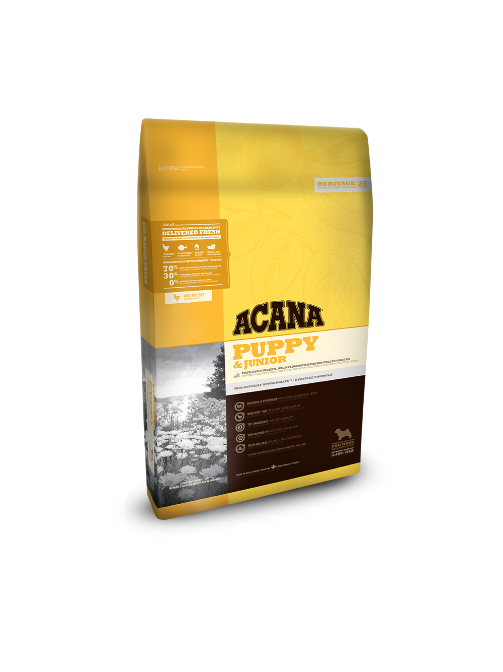 ACANA Puppy Junior 11,4kg Opakowanie uszkodzone (5241,8828) !!!!