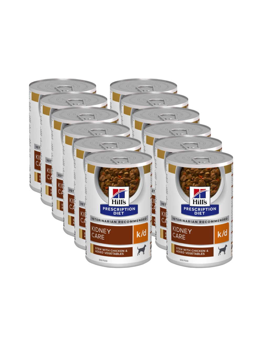 HILL'S PD Prescription Diet Canine k/d kurczak (gulasz) 12x354g- puszka