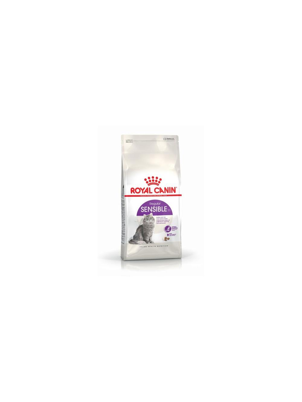 ROYAL CANIN  Sensible 400g 33 karma sucha dla kotów dorosłych, o wrażliwym przewodzie pokarmowym