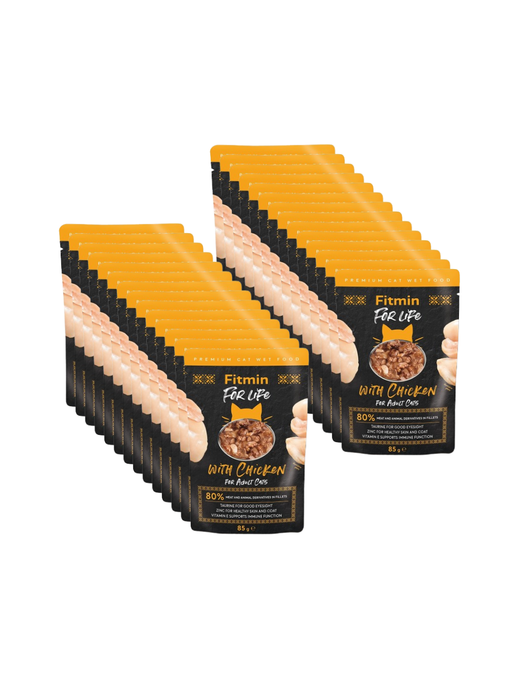 Fitmin Cat For Life Adult Chicken 28x85g