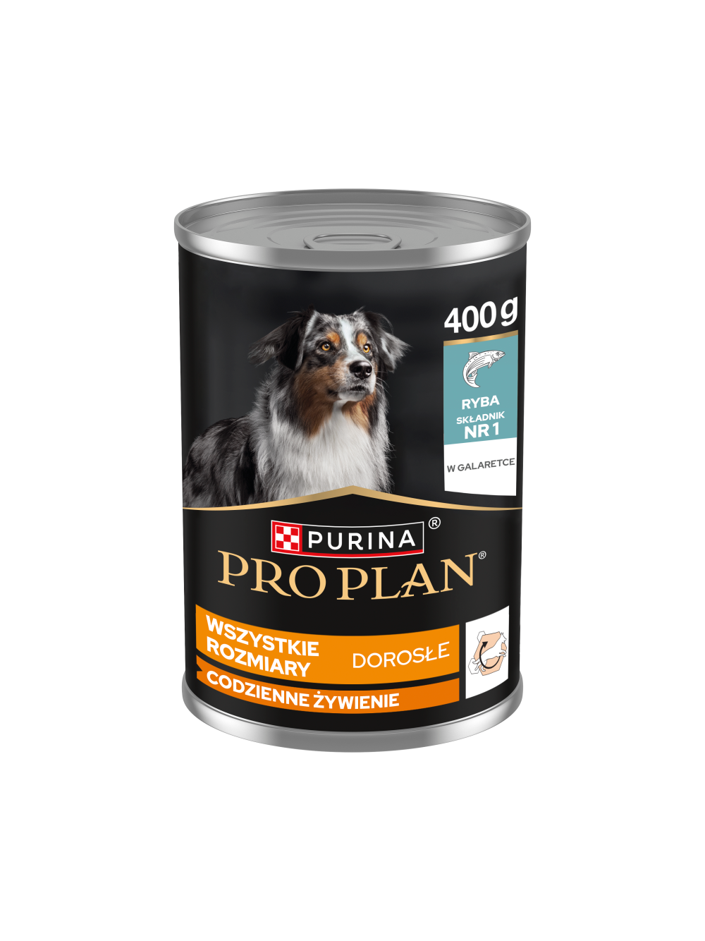 PRO PLAN Everyday Nutrition Adult Karma dla psów bogata w rybę w galaretce 400g