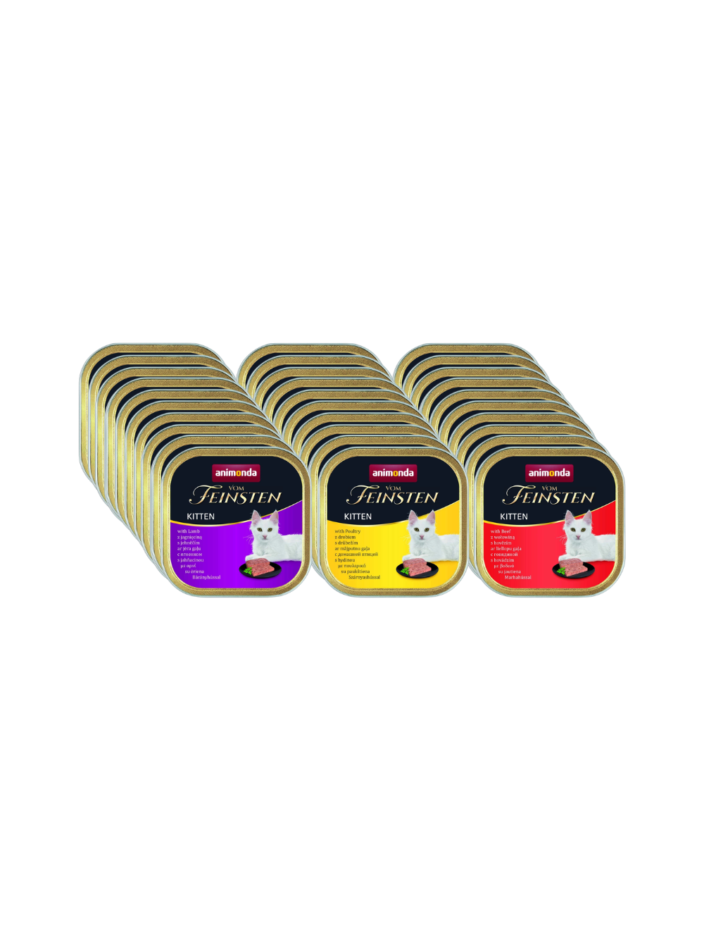 ANIMONDA Vom Feinsten Kitten MIX Smaków 30x100g
