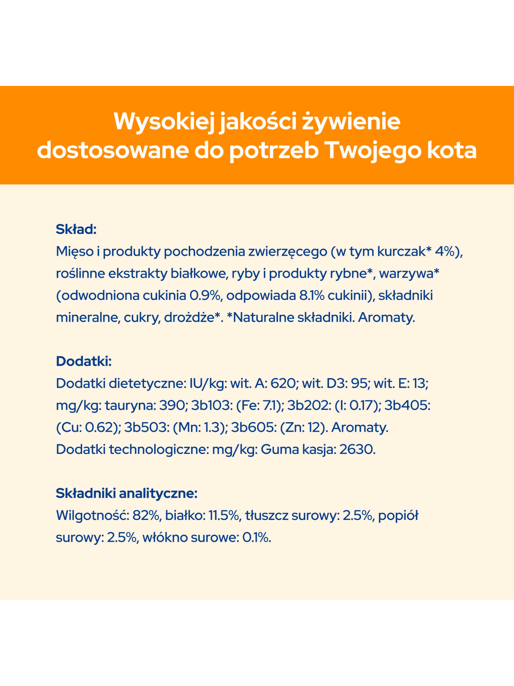 PURINA Cat Chow Adult Karma dla kotów z kurczakiem i cukinią w galaretce 10x85g