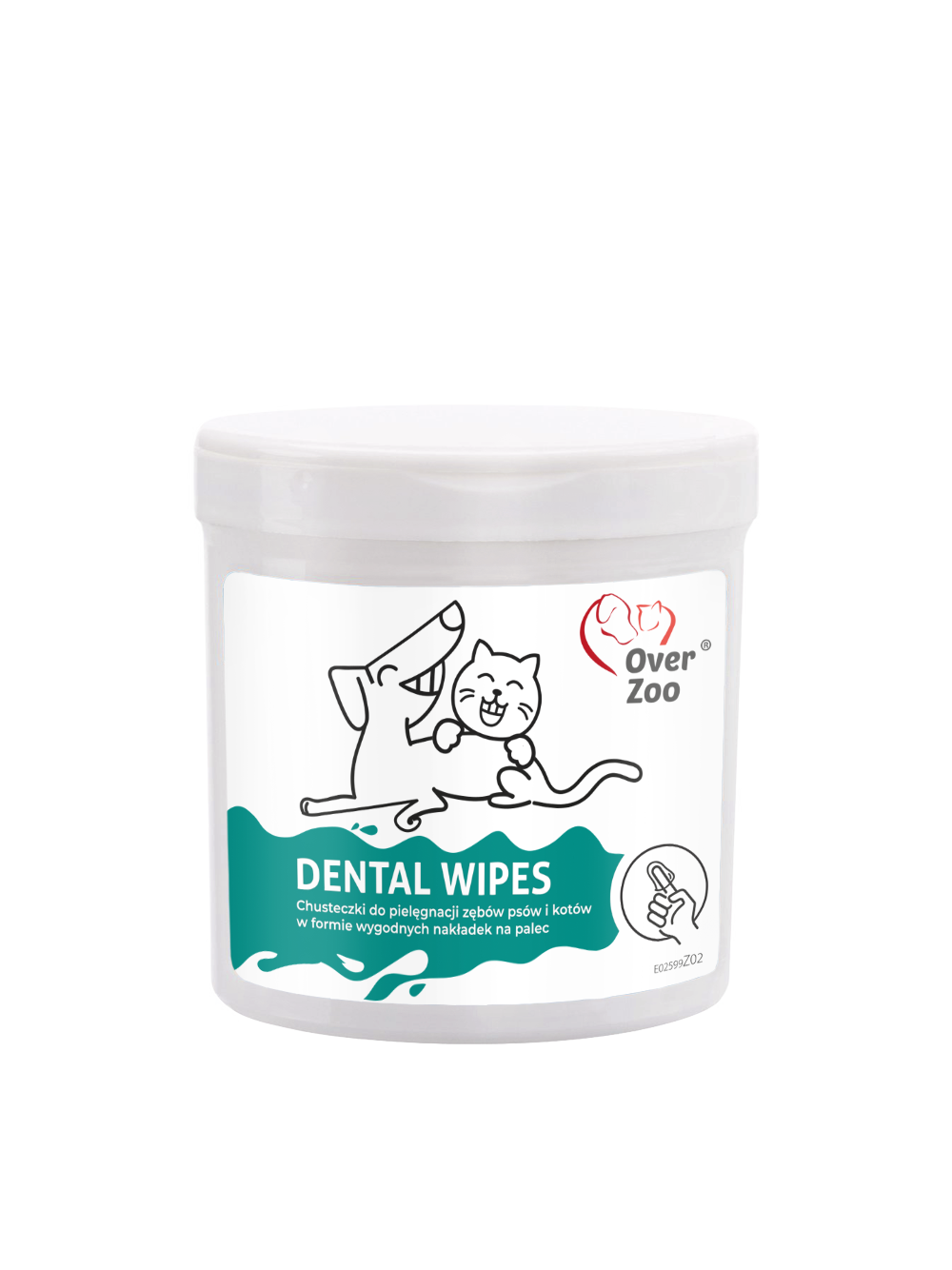 OVER ZOO Dental Wipes chusteczki do pielęgancji zębów 50szt