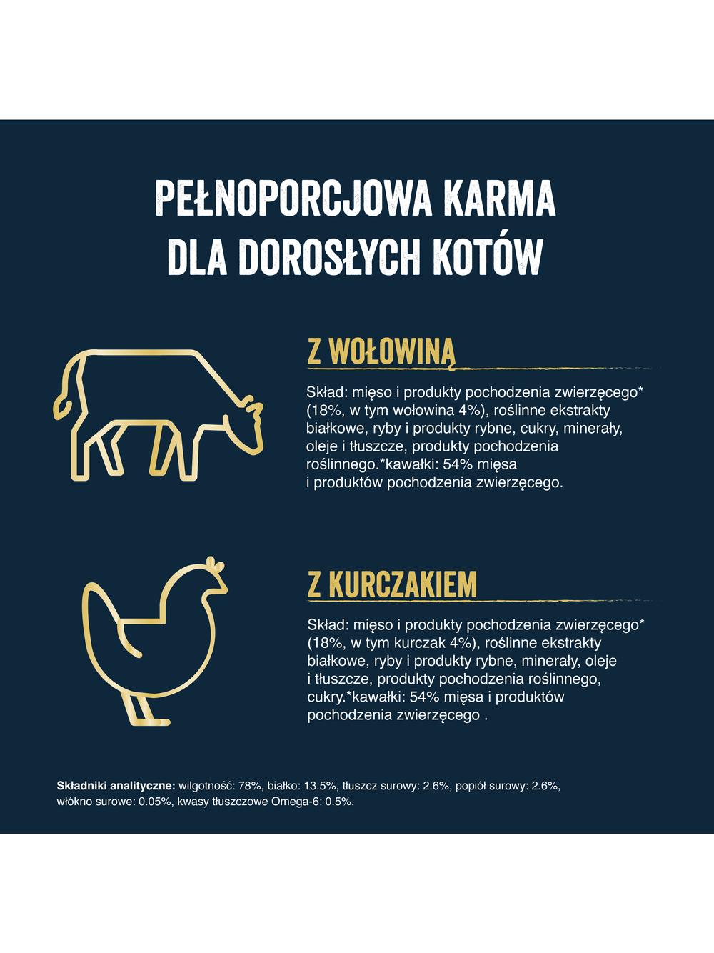 FELIX Tasty Shreds Karma dla dorosłych kotów wiejskie smaki w sosie 12x(4x80g)