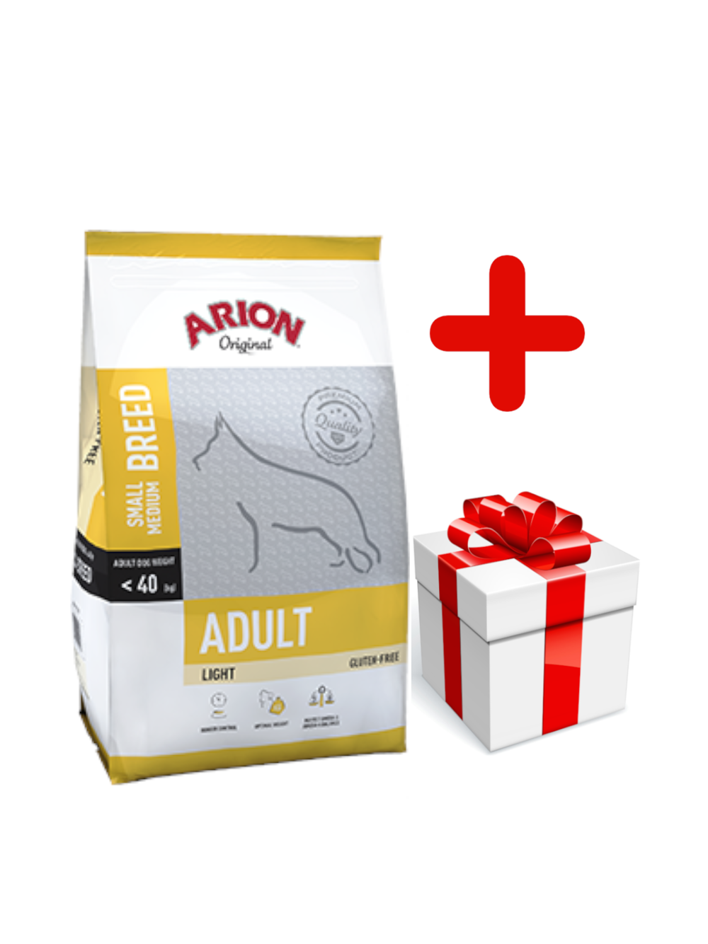 ARION Original Adult Small/Medium Breed Light 12kg + niespodzianka dla psa GRATIS!